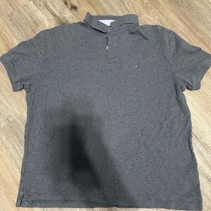 Tommy Hilfiger Charcoal Polo Shirt